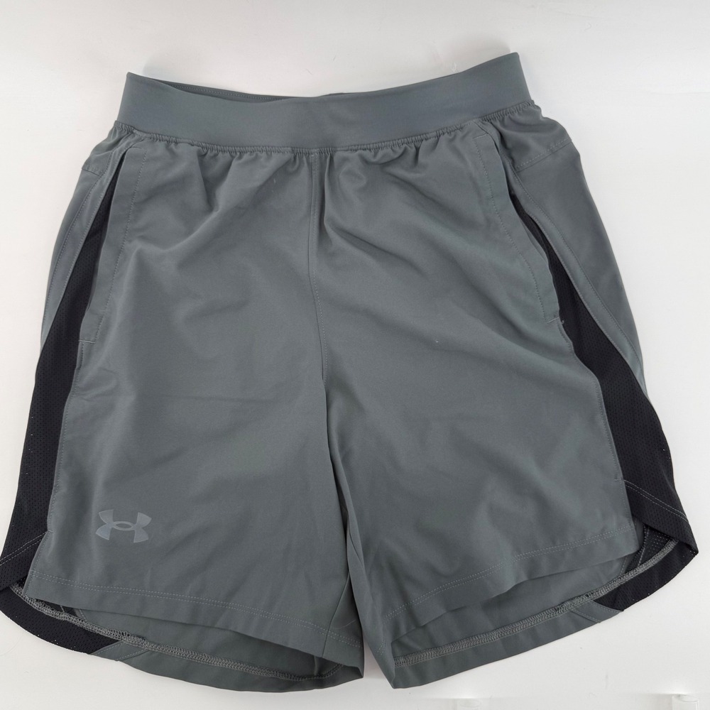 Under Armour Men's‎ Grey Fitted Athletic Shorts Size Small